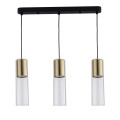 Lampa Manacor 3 linia wisząca złota LP-232/3L GD