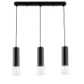 Lampa Manacor 3 linia wisząca czarna LP-232/3L BK