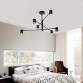 Lampa wisząca Snow 6 czarna LP-731/6P BK
