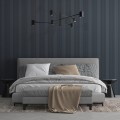 Lampa wisząca Snow 6 czarna LP-731/6P BK