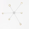 Lampa wisząca Snow 6 biała LP-731/6P WH