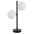 Lampa biurkowa czarna nocna białe kule Dorado LP-002/2T BK