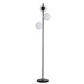Lampa podłogowa czarna białe kule Dorado LP-002/3F BK