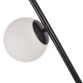 Lampa podłogowa czarna białe kule Dorado LP-002/3F BK