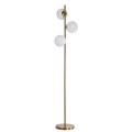 Lampa podłogowa złota  białe kule Dorado LP-002/3F