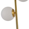 Lampa podłogowa złota  białe kule Dorado LP-002/3F
