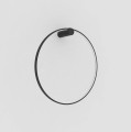 Kinkiet duży koło czarny IP44 Mirror LP-999/1W L BK