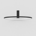 Kinkiet duży koło czarny IP44 Mirror LP-999/1W L BK