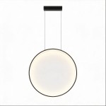 Lampa wisząca czarna koło mała IP44 Mirror LP-999/1P S BK