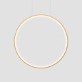 Lampa wisząca złota koło duża IP44 Mirror LP-999/1P L GD