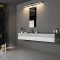 Kinkiet łazienkowy nad lustro IP44 Nevada XXLczarny LP-778/1W XXL BK