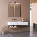 Kinkiet łazienkowy nad lustro IP44 Nevada XXLczarny LP-778/1W XXL BK