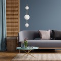 Lampa wisząca pionowa mleczne kule Dorado złota LP-002/3V