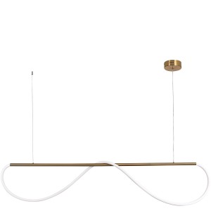 Lampa wisząca złota do salonu  Meleca M 1xLED 36W LP-2345/1P M CCT