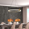 Lampa wisząca Plum 1 led CCT duża czarna LP-0407/1P L  BK Triangle