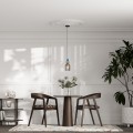 Lampa wisząca Tropea 1xE27 dymna, średnia  LP-2004/1P M SM 