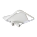Lampa sufitowa Plafon Parma 2 2xGU10 + 1xLED CCT biały kwadrat LP-0612/2C Square WH
