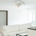 Lampa sufitowa Plafon Parma 2 2xGU10 + 1xLED CCT biały kwadrat LP-0612/2C Square WH
