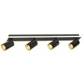Lampa listwa Spot Parma 4 4xGU10 + 1xLED CCT czarna LP-0612/4C BK