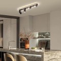 Lampa listwa Spot Parma 4 4xGU10 + 1xLED CCT czarna LP-0612/4C BK
