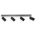 Lampa listwa Spot Parma 4 4xGU10 + 1xLED CCT czarna LP-0612/4C BK
