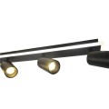 Lampa listwa Spot Parma 4 4xGU10 + 1xLED CCT czarna LP-0612/4C BK