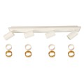 Lampa listwa Spot Parma 4 4xGU10 + 1xLED CCT biały LP-0612/4C WH 