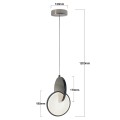 LIGHT PRESTIGE Lampa wisząca Circlo chrom LED CCT LP-1311/1P CH LP-1311/1P CH 