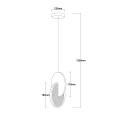 LIGHT PRESTIGE Lampa wisząca Circlo czarna LED CCT LP-1311/1P BK LP-1311/1P BK 