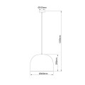 LIGHT PRESTIGE Rattanowa lampa wisząca Kanso 40 cm jasne drewno 1xE27 LP-2025/1P 40 cm 