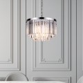 Lampa wisząca Vetro 5 chrom , przeźroczyste szkło  5xE14  LP-2910/5P LIGHT PRESTIGE   