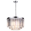 Lampa wisząca Vetro 5 chrom , przeźroczyste szkło  5xE14  LP-2910/5P LIGHT PRESTIGE   