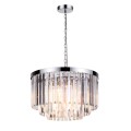 Lampa wisząca Vetro 5 chrom , przeźroczyste szkło  5xE14  LP-2910/5P LIGHT PRESTIGE   