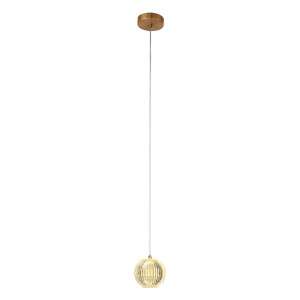 Lampa wisząca Brillant 1 złota LED CCT LP-3303/1P GD