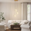 Lampa wisząca Brillant 3 złota LED CCT LP-3303/3P GD