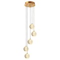 Lampa wisząca Brillant 5 złota LED CCT LP-3303/5P GD