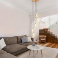 Lampa wisząca Brillant 5 złota LED CCT LP-3303/5P GD
