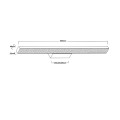 Kinkiet Aqua 66,5 cm biały IP44 LED CCT LP-987/1W M WH