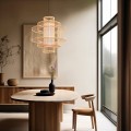 Lampa wisząca  Stela rattanowa 1xE27 LP-2026/1P