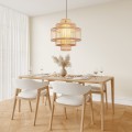 Lampa wisząca  Stela rattanowa 1xE27 LP-2026/1P