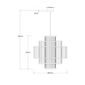 Lampa wisząca  Stela rattanowa 1xE27 LP-2026/1P