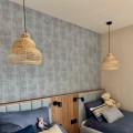 Rattanowa lampa wisząca Shella 60 cm jasne drewno 1xE27  LP-1806/1P 60cm