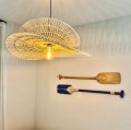Rattanowa lampa wisząca Raya naturalna 1xE27 LP-2704/1P NT