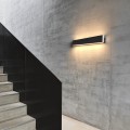 Kinkiet zewnętrzny  Bodo 40 cm czarny IP54 LED CCT do łazienki  LP-789/1W 40 BK