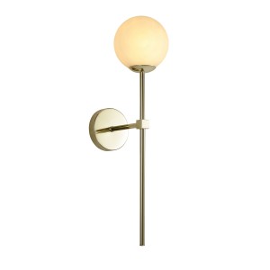 Kinkiet do łazienki Piruleta złoty IP44 1xG9 LP-008/1W GD