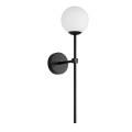Kinkiet Piruleta czarny IP44 1xG9 do łazienki LP-008/1W BK