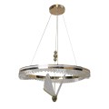 LIGHT PRESTIGE żyrandol, lampa wisząca Marissa Cristal złota LED CCT LP-2515/1P Cristal GD
