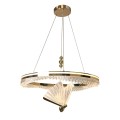 LIGHT PRESTIGE żyrandol, lampa wisząca Marissa Cristal złota LED CCT LP-2515/1P Cristal GD