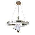 LIGHT PRESTIGE żyrandol, lampa wisząca Marissa Cristal złota LED CCT LP-2515/1P Cristal GD