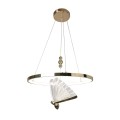 LIGHT PRESTIGE lampa wisząca Marissa Ring złota LED CCT żyrandol LP-2515/1P GD